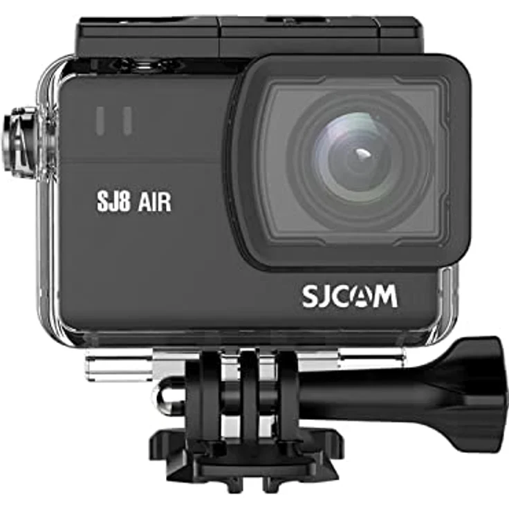SJCAM SJ8 Air, Action Kamera mit 2.33" Display, 160° Weitwinkelobjektiv, 8X Digital Zoom, Bewegungserkennung, 240fps H.265, 1200mAh Akku, Schwarz – Bild 1