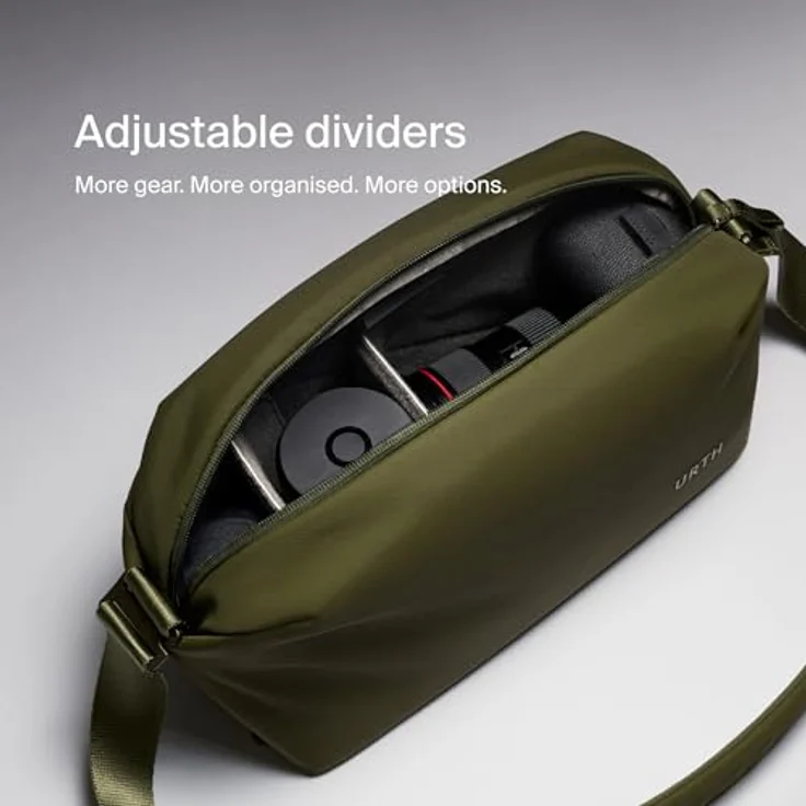 Urth Dolomite Camera Sling 8L, Kamera Schultertasche für Fotografie, 8 l, Grün – Bild 8