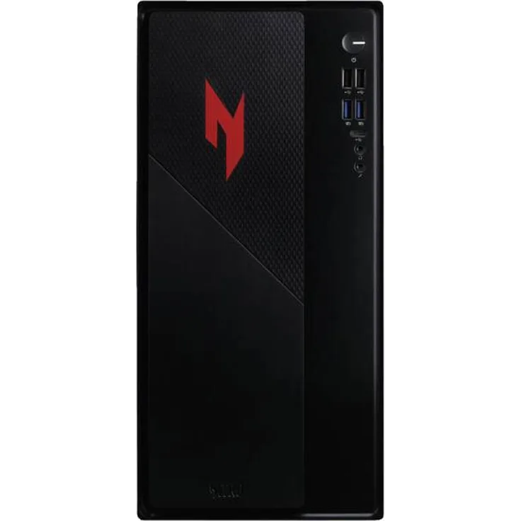 Acer Nitro 20 N20-101, Gaming Desktop-PC mit Intel Core i5 210H, NVIDIA RTX 5060, 16 GB RAM und 512 GB SSD, Schwarz, Windows 11 Home
