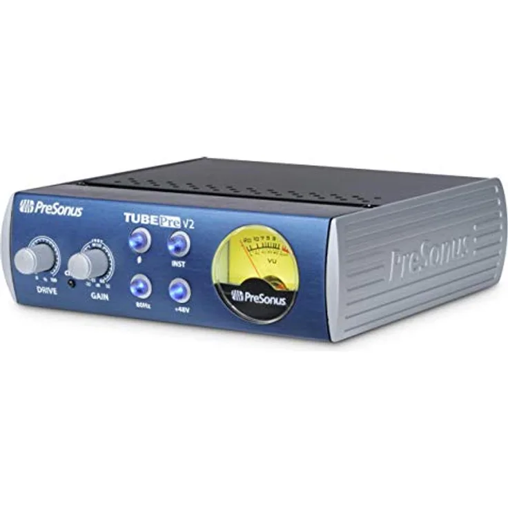 PreSonus TubePre V2, 1-Kanal Röhrenvorverstärker und DI Box für Mikrofone und Instrumente