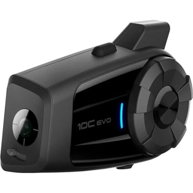 Sena 10C Evo, 4K Bluetooth Intercom Kamera mit 4-Wege-Kommunikation, Schwarz – Bild 2