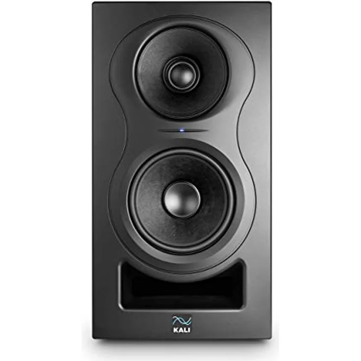 Kali Audio IN-5 Nahfeldmonitor, Studio-Lautsprecher (3 Weg System mit koaxialem Mittel-/Hochtöner, mit ausgeklügeltem Bassreflex-System, verzerrungsarmer und transparenter Sound), schwarz