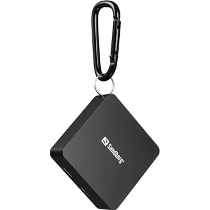 Sandberg 3in1 Magnet Powerbank 5000, 5000 mAh, 20 W, kabelloses Laden für iPhone, Apple Watch und AirPods, Schwarz – Bild 5