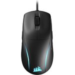 Corsair M75 Wired RGB Leichte FPS Gaming-Maus – 26.000 DPI – Austauschbare Seitentasten – PC – Schwarz