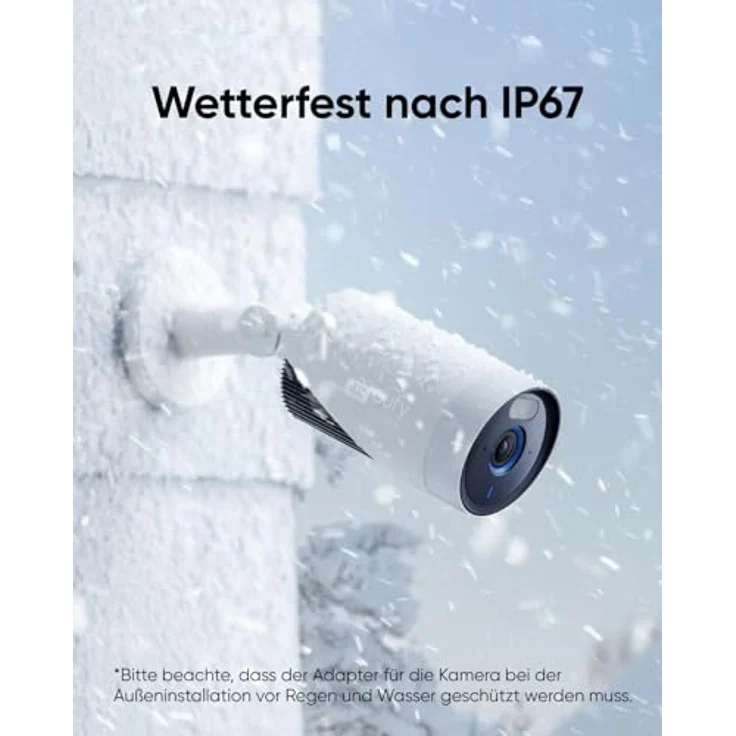 eufy eufyCam E330, Netzwerkkamera, Schwarz, Weiss – Bild 6