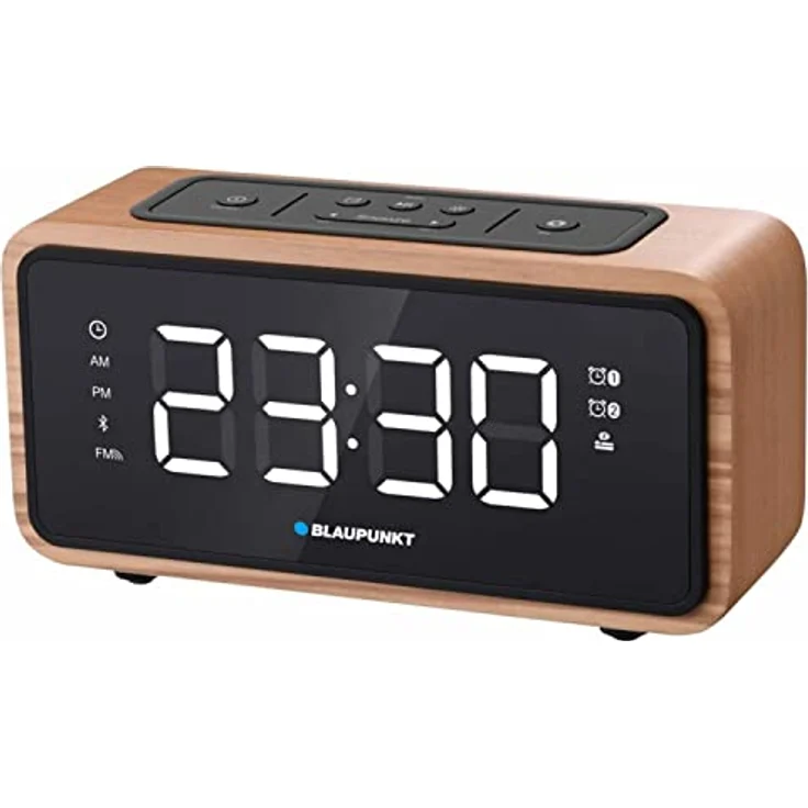Blaupunkt CR65BT Radiowecker FM Bluetooth 60 Senderspeicher LED Display Uhr mit Doppelalarm und Schlummerfunktion – Bild 1