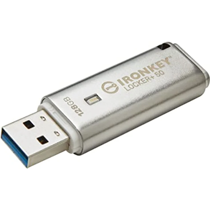 Kingston IronKey Locker+ 50 - USB-Flash-Laufwerk - verschlüsselt - 128GB - USB 3.2 Gen 1 (IKLP50-128GB) – Bild 5