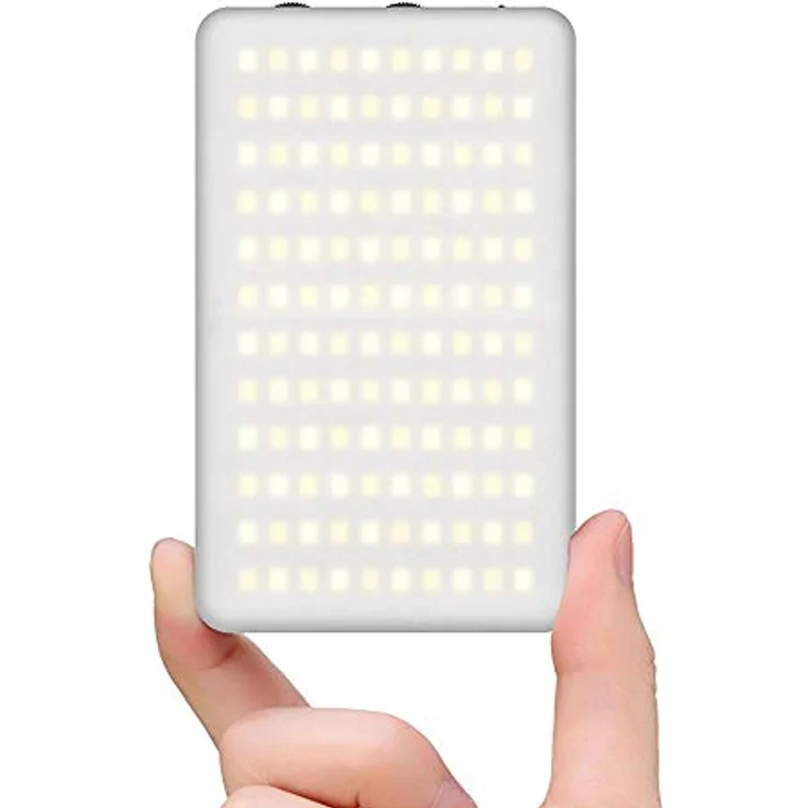 ULANZI VIJIM VL120 LED-Lampe, zweifarbig, 3200 K-6500 K, mit Diffusor und 3100 mAh Akku für Smartphone und Kamera – Bild 3