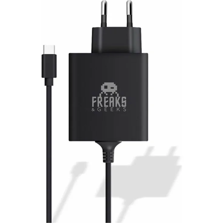 Freaks And Geeks AC Adapter für Nintendo Switch 2, 30W Wandladegerät mit USB-C Unterstützung und Überspannungsschutz