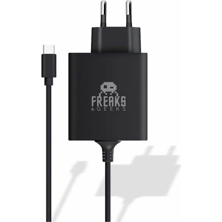 Freaks And Geeks AC Adapter für Nintendo Switch 2, 30W Wandladegerät mit USB-C Unterstützung und Überspannungsschutz