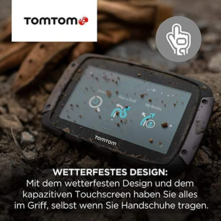 TomTom Rider 500 EU, GPS-Navigationsgerät mit 4,3 Zoll Touchscreen, vorinstallierten Europakarten und Wi-Fi-Updates, schwarz – Bild 4