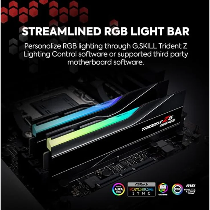 G.Skill Trident Z5 Neo RGB DDR5-6000 BK C30 DC - 32GB (AMD EXPO) – Bild 3