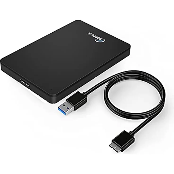 Sonnics 1TB Schwarz Externe Festplatte USB 3.0 kompatibel mit Windows PC, Mac, Smart TV, Xbox One und PS4 – Bild 3