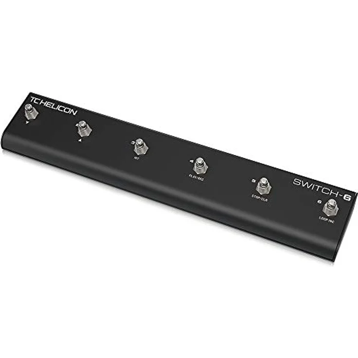 TC Helicon Switch-6, Fussschalter für Vocal- und Gitarren-Multieffektgeräte, 6 Taster, robustes Metallgehäuse, kompatibel mit VoiceLive 2 und 3 – Bild 3