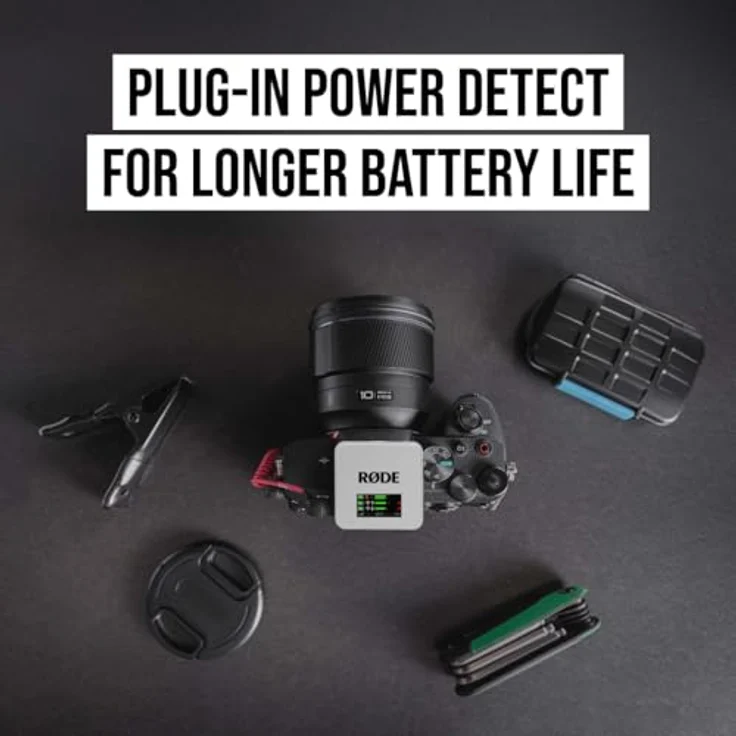 RØDE Wireless GO (Gen 3) White, Kompaktes Drahtlosmikrofonsystem mit 32-Bit-Float-On-Board-Aufnahme und intelligenter GainAssist-Technologie – Bild 8