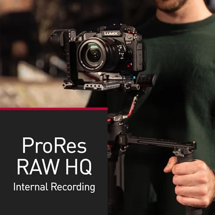 Panasonic Lumix DC-GH7E Micro Four Thirds Systemkamera, 25,2 MP, Phasen-Hybrid-AF, Active IS, 4K Video, OLED-Sucher, drehbarer Monitor, Schwarz – Bild 2