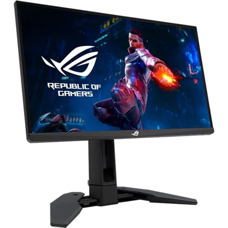 ASUS ROG Swift PG248QP - 24.1 Zoll Full HD Gaming Monitor - 540 Hz, 0.2ms GtG, G-Sync, Reflex, ULMB2, Aura-Sync, HDR 400 - Esports-TN Panel, 16:9, 1920x1080, DP 1.4 DSC, HDMI, USB-Hub, ergonomisch – Bild 1