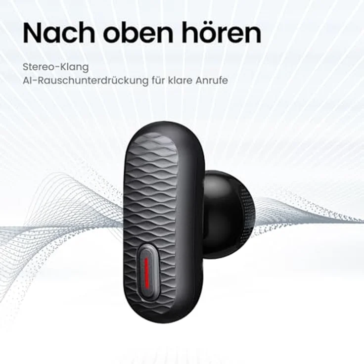 Amazfit Up OWS Bluetooth 5.3 Kopfhörer, Open Ear Wireless Earbuds mit Easy Touch Control, IPX4 wasserdicht, AI Hintergrundgeräuschunterdrückung, Kopfhörer kompatibel mit Android & iPhone – Bild 5