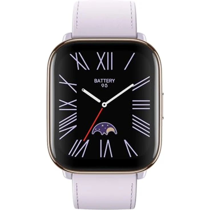 Amazfit Active Smartwatch mit AI-Fitness-Trainer, Dual-Band GPS, Routennavigation, Bluetooth-Anruf, Musikspeicher, 14-Tage-Akku, 1,75" AMOLED-Display & Alexa-fähig, Zepp Coach, Lederband – Bild 2