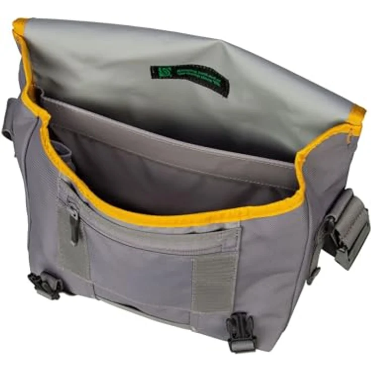 Timbuk2 Classic Messenger XS, Mini Laptoptasche mit Organizer und Flaschenhalter, Grau – Bild 3