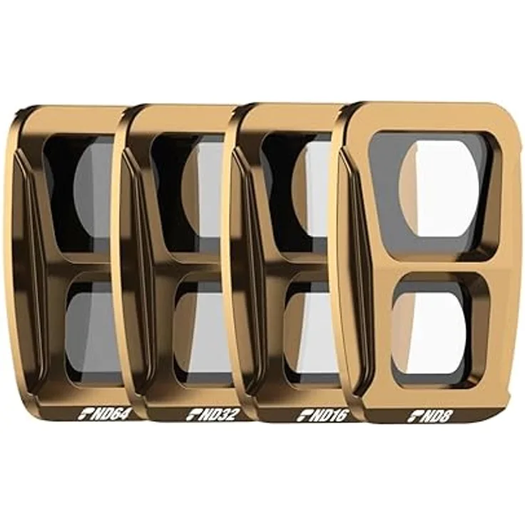PolarPro - DJI Air 3 Shutter Collection (ND8, ND16, ND32, ND64) - Neutraldichtefilter-Set für DJI Air 3
