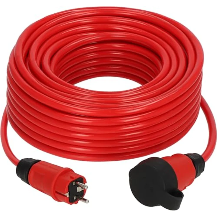 Brennenstuhl Professional Outdoor-Verlängerungskabel 25m IP44 rot, H07BQ-F 3G2,5, extrem robust und witterungsbeständig – Bild 1