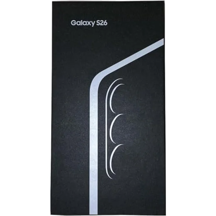 Samsung Galaxy S26, 5G Smartphone mit 256 GB, 6.3 Zoll, 50 MP Dreifach Kamera, Dual Sim, WiFi 7, Schwarz, versandkostenfrei