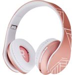 PowerLocus P2 Kabellose Kopfhörer für Kinder, Roségold, Bluetooth 5.3, Lautstärkebegrenzung 74/85/94 dB, 15-20 Stunden Akkubetrieb