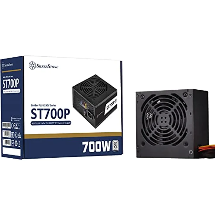 Silverstone SST-ST700-P - Strider Serie, 700W 80 Plus ATX PC-Netzteil mit 120 mm-Lüfter