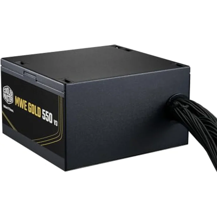 Cooler Master MWE Gold V3, 550W ATX-Netzteil mit 80 PLUS Bronze-Zertifizierung und 120 mm Lüfter, schwarz – Bild 3