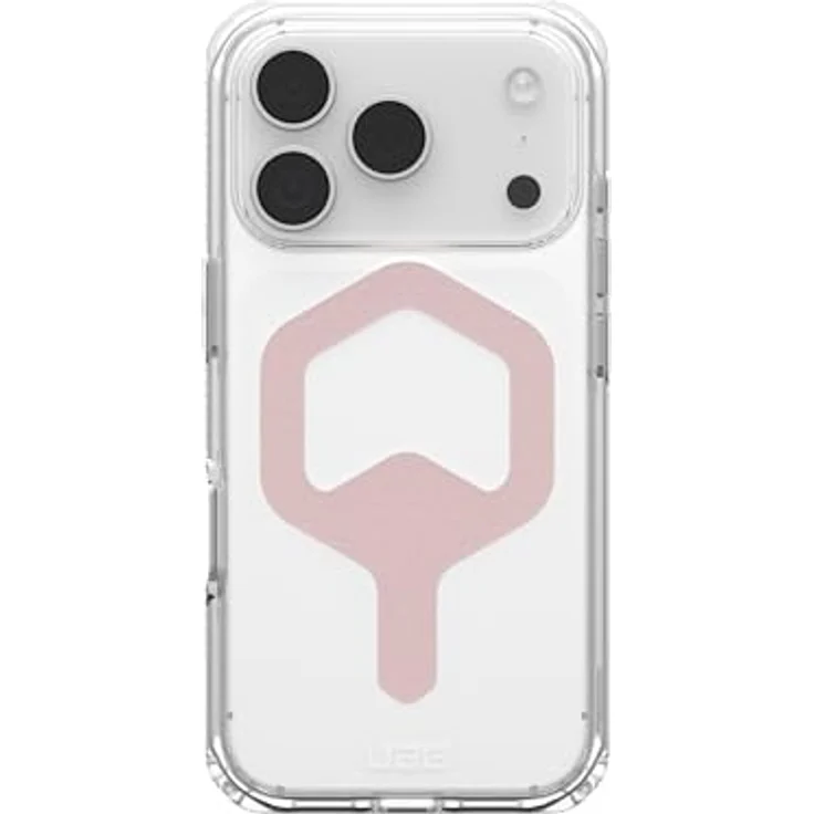 UAG Plyo MagSafe Case für Apple iPhone 17 Pro, robuste Smartphone Hülle mit Stossdämpfungssystem, Ice Rose Gold – Bild 7