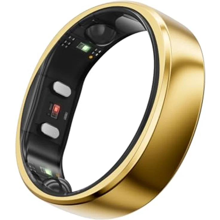 RingConn Gen 2 Smart Ring, Fitness-Tracker in Royal Gold mit Schlaf- und Gesundheitsüberwachung, 10-12 Tage Akkulaufzeit, wasserdicht (IP68) – Bild 1