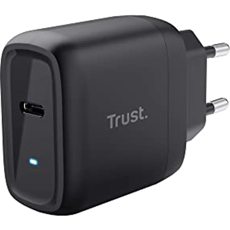 Trust Maxo USB C Ladegerät 45W, 75% Recycelten Materialien, Schnellladegerät USB-C Stecker mit Ladekabel 2m, Netzteil für iPhone, iPad, Samsung Galaxy, Steam Deck, Smartphones, Tablets, Laptops – Bild 1