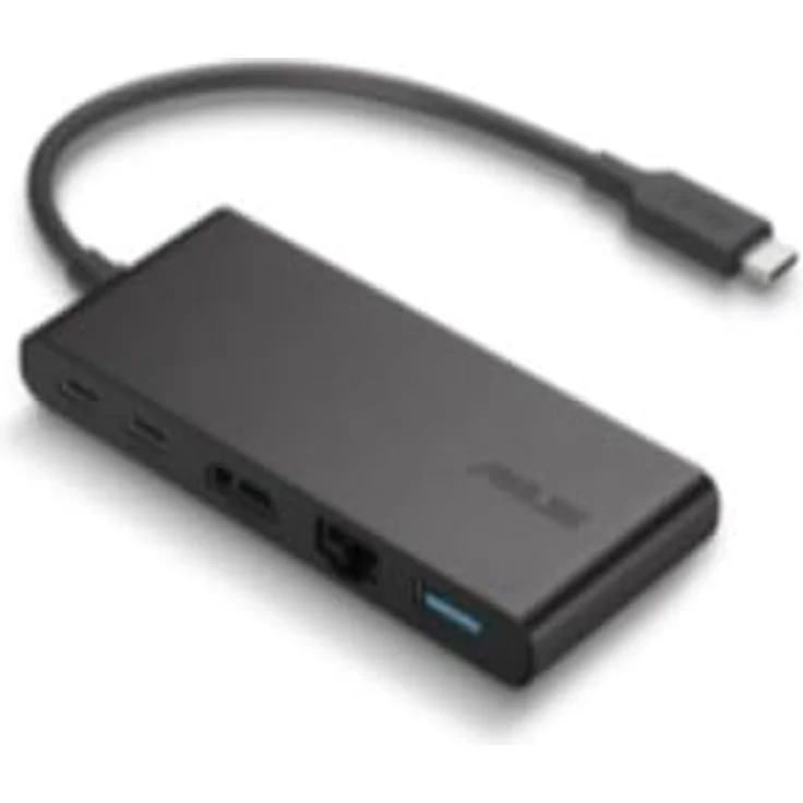 Asus USB-C Hub DC201 Schwarz, USB-Hub der Marke ASUS, mehrfarbig – Bild 1