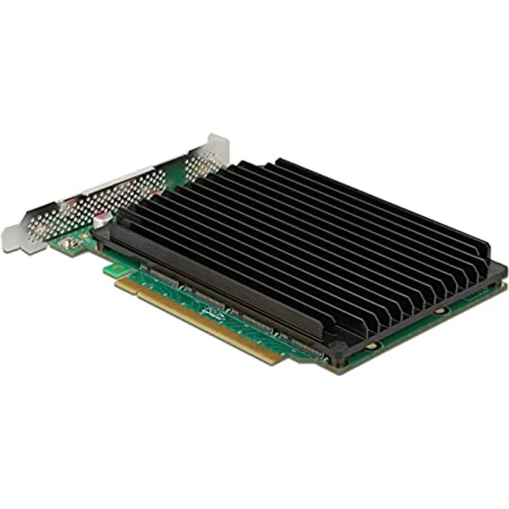 Delock PCI Express x16 Karte zu 4 x intern NVMe M.2 Key M mit Kühlkörper – Bild 2