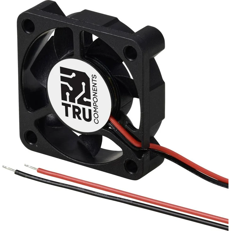 TRU COMPONENTS TC-MX4010 Axiallüfter, 12 V/DC, 40x40x10mm, max. 5900 U/min, 10.8 m³/h, IP58