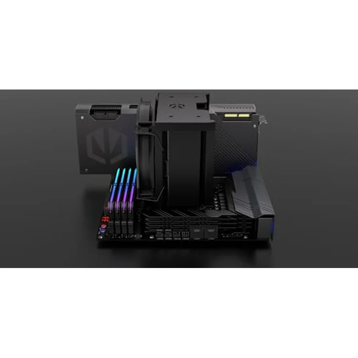 Endorfy Fortis 5 Black, Hochleistungs-CPU Kühler mit Fluctus 140 PWM-Lüfter und 6 Heatpipes, Schwarz – Bild 7