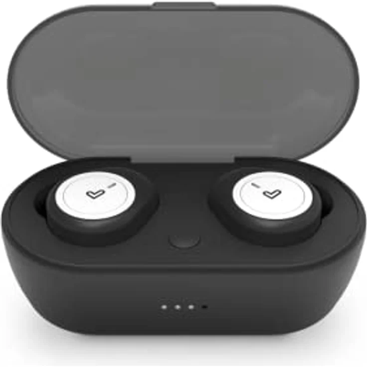 Energy Sistem Earphones Urban 1 True Wireless Black(Bluetooth Kabellose Ohrhörer mit eingebautem Mikrofon, Ladebox, In-Ear-Kopfhörer für iPhone Samsung, Huawei, BT 5.0, Open&Play,Charging Case)Schwarz – Bild 7