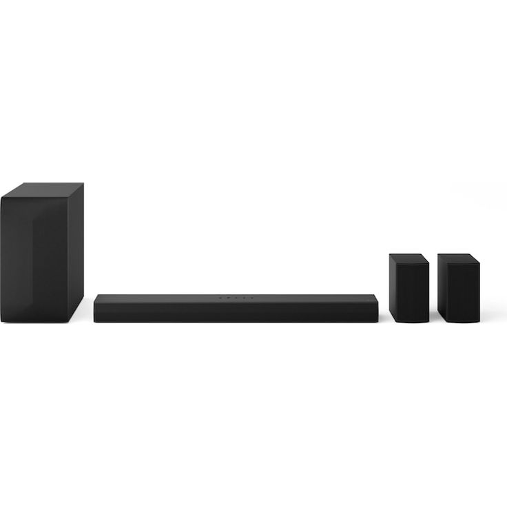 LG DS60TR In­tel­li­gen­te Soundbar, 440 W, 5.1 Kanäle, Sur­round-Sound Dolby Digital und DTS, breite Kon­nek­ti­vi­tät in Schwarz