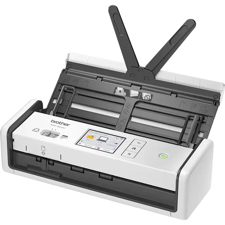 Brother ADS-1800W, Dokumentenscanner mit Duplex-Funktion, 600 dpi, bis zu 30 Seiten/Min., Wi-Fi und USB-C