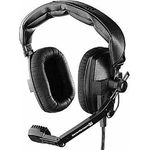 beyerdynamic DT-109-200-400-BLACK Headset mit dynamischem Hypernierenmikrofon, 400 Ohm, Schwarz