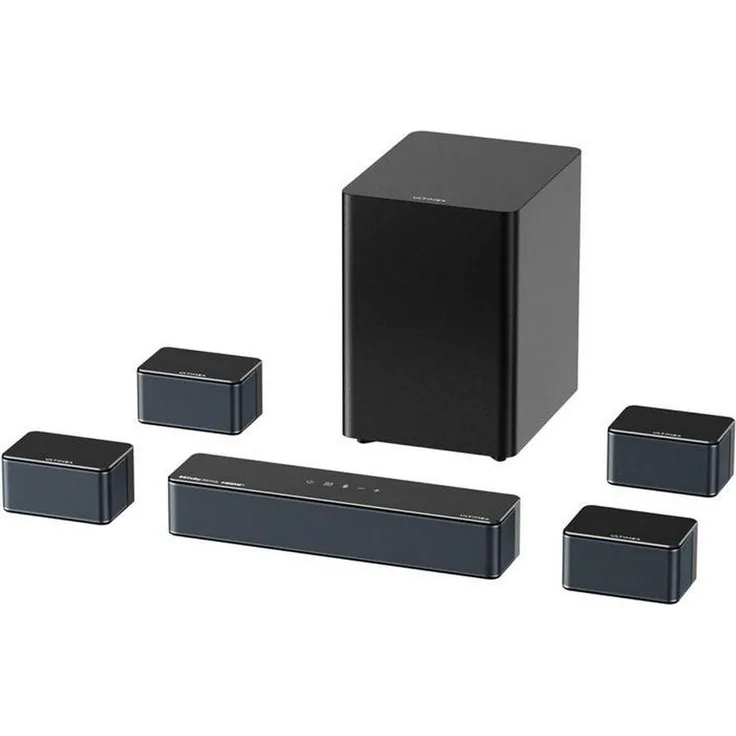 Ultimea Poseidon D80 BOOM 7.1 Soundbar Bluetooth, 500W Leistung mit 6.5" kabellosem Subwoofer und Dolby Atmos