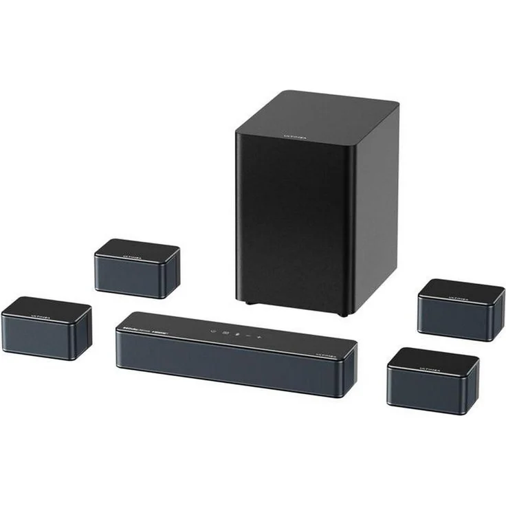 Ultimea Poseidon D80 BOOM 7.1 Soundbar Bluetooth, 500W Leistung mit 6.5" kabellosem Subwoofer und Dolby Atmos