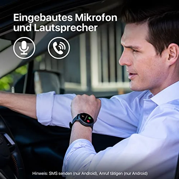 Ticwatch E3 Smartwatch für Herren Wear OS von Google mit Qualcomm Snapdragon Wear 4100+ Dual-System-Plattform Google Pay GPS Herzfrequenzüberwachung Stressmanagement iOS und Android kompatibel – Bild 3