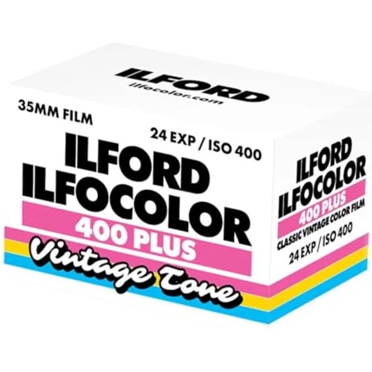 Ilford Ilfocolor 400 Vintage Tone, 35-mm Farbnegativfilm für C41-Prozess, ISO 400, 24 Aufnahmen – Bild 2