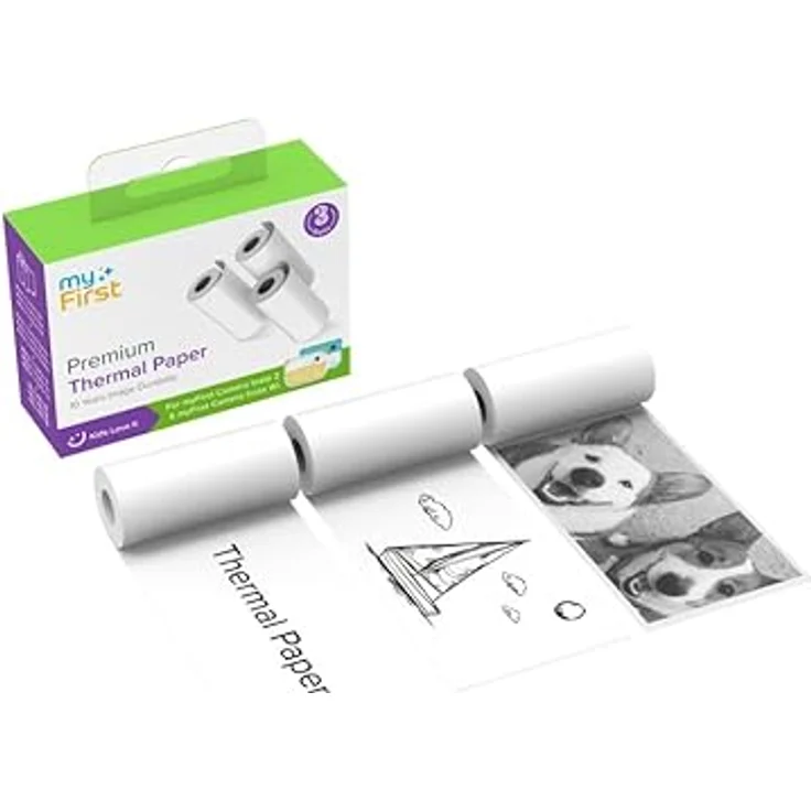 myFirst Fotopapier Thermopapier für myFirst Insta Wi & Insta 2 - Scharfe Bilddichte, 10 Jahre Haltbarkeit, glatte Oberfläche – Bild 3