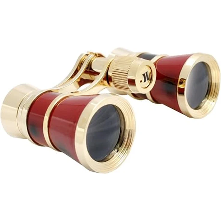 Eschenbach Optik Fernglas Theaterglas Glamour rot mit 3X Vergrößerung, kompakt und leicht, klares helles Bild - ideal für Theater, Opern, Konzerte, Musicals, Events – Bild 2