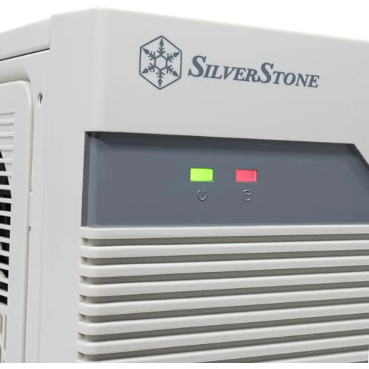 Silverstone FLP01 PC-Gehäuse, HTPC, SSI-CEB/ATX mit verstecktem I/O, 1x USB-C, 2x USB-A, 3,5-mm-Klinkenbuchse - weiß – Bild 9