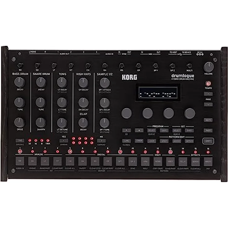 Korg Drumlogue - Hybrider Analoger/Digitaler Drumcomputer und Sequenzer