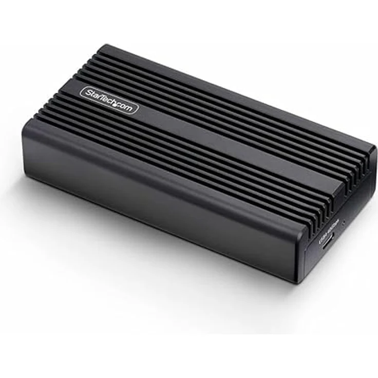 StarTech 1USB4-NVME-ENCLOSURE (M.2), ultrakompaktes USB4 Festplattengehäuse mit bis zu 3.800 MB/s, Schwarz – Bild 4